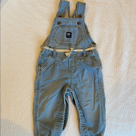 OshKosh B'gosh Other - Osh Kosh baby B’gosh denim overalls 9m w belt